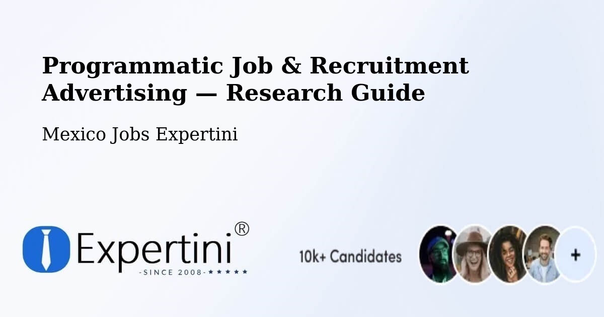 Programmatic Job & Recruitment Advertising — Research Guide – Concá